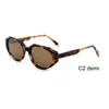 Gafas de Sol de Acetato de Alta Gama Transfronterizas Europeas y Americanas para Hombre, Lujosas de Moda Tendencia Protección UV Polarizadas