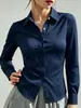 Comércio Exterior Transfronteiriço Camisa Feminina de Manga Longa Novo Estilo Temperamento Top de Verão Estilo Fino Nova Roupa Feminina Roupa Formal Feminina Mulheres
