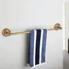 Estante de Toallas Antiguo de Cobre Puro Escandinavo Estante de Toallas de Baño Retorcido Ferretería de Baño Colgante de Baño Juego de Estantes de Almacenamiento para Baño