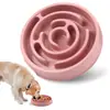 Comedero Lento para Perros Divertido Antideslizante Anti-Tragones Platos Lentos para Alimentar Comida Eco Comedero para Perros Grandes Medianos Pequeños Cachorro