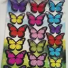 Juego de 18 pegatinas de pared de mariposas 3D de Amazon, pegatinas creativas para habitación infantil, pegatinas decorativas de fondo de pared