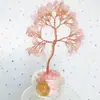 Árbol de Cristal Natural Árbol del Dinero Amethysto Cuenco del Tesoro Escritorio del Hogar Estación de Trabajo Árbol del Dinero Planta en Maceta de Cristal