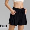 Novedad Primavera 2026 Pantalones Cortos Deportivos para Mujer Falsos de Dos Piezas Anti-Exposición Ropa de Yoga Pantalones Cortos de Entrenamiento para Maratón