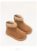 Botines Cortos para Niños con Botas de Algodón y Forro Polar 2026 Invierno Nuevo Estilo Zapatos Cálidos de Algodón para Niñas Botas de Nieve Cálidas para Bebés para Exteriores