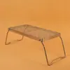 Venta Directa de Fábrica Soporte para Estufa Mesa para Parrilla de Barbacoa al Aire Libre Acero Inoxidable Plegable Portátil Rejilla Mini Parrilla de Barbacoa