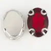 Diamante de Garra Acrílica Oval Blanco k Garra Única Diamante Cosido a Mano DIY Ropa Zuecos de Boda Materiales para Joyería Accesorios Venta al por Mayor
