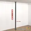 Barra de Soporte de Techo a Piso Bandeja Telescópica Perchero Telescópico para Pantalones Barra Horizontal Telescópica Soporte de Riel Tubo de 32/38