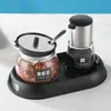Conjunto de Potes para Condimentos e Pimenta de Aço Inoxidável 304 para Restaurantes Comerciais Garrafa Criativa para Molho de Soja Garrafa para Vinagre para Restaurantes