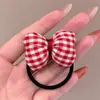 Laços de Cabelo Infantis de Desenho Animado de Alto Valor Anéis de Cabelo Doces para o Dia a Dia Laços de Cabelo de Tecido Pequenos Frescos Estilo Preguiçoso Acessórios de Cabelo