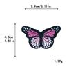 Bordado por Computadora Mariposa Colorida Transfronterizo Más Vendido Parches Mixtos de Mariposas para Chaquetas Abrigadoras Parches de Bordado Hechos a Mano para DIY