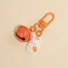 Chaveiro de Gatinho Fofo com Sino Colorido Pintado Pingente de Mochila Escolar da Moda Presente para Melhor Amigo Chaveiro de Liga