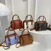 Bolso de Hombro Cruzado Casual de Diseño Moderno de Color Sólido para Mujer 2025 Nuevo Bolso Cuadrado Pequeño de Moda
