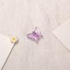 Pequeños accesorios de pegamento de crema para carcasa de teléfono móvil, hechos a mano, material ABS, horquilla de mariposa colorida Aurora, accesorios para el cabello