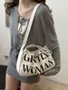Bolso de Cubo Plegable Portátil de Moda Bolsa de Cordón para Mujer 2024 Nuevo Estilo Coreano Ligero Casual Bolso de Hombro Cruzado