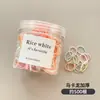Elásticos de cabelo pretos infantis, suaves com o cabelo, alta elasticidade, elásticos de cabelo duráveis, acessórios de cabelo