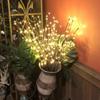 Linternas LED de 3 Ramas Luces de Rama USB Luces de Decoración de Habitación Luces Festivas Luces de Rama 60 Cabezas Florero Árbol Decorativo