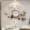 Reloj nórdico de moda para sala de estar, moderno, minimalista, decorativo para el hogar, reloj de pared rojo, creativo, para restaurante, venta al por mayor