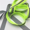 Spot atacado de poliéster fluorescente fluorescente reflexivo webbing resgate de incêndio segurança aviso isolamento costura faixa reflexiva
