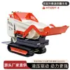 Modelo HT500Y-4: Caminhão basculante autocarregável de operação manual totalmente hidráulico, pá carregadeira pequena de esteira elevatória
