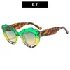 Moda Europea y Americana Nuevas Gafas de Sol Ojo de Gato, Elegantes y Versátiles de Moda Exageradas para Mujer, Protección UV, Gafas Estilo Ins
