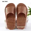 Sandalias de Ratán Tejido de Bambú Verano Puesto Callejero Hogar Interior y Exterior Hombres y Mujeres Parejas Chanclas de Esterilla Venta al por Mayor