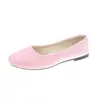 Zapatos Planos de Moda Cuadrados para Primavera y Otoño 2026 para Mujer Estilo Coreano Gamuza Boca Baja Zapatos de una Sola Pieza Zapatos de Mujer Talla Grande Exportación 4243