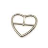 Amor Varilla Hebilla Japonesa DIY Hebilla Metálica Soldada Corazón Hebilla de Tres Engranajes Corazón Decorativo Hebilla Soldada en Forma de Corazón