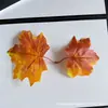 Folhas Simuladas com Cores Ricas, Novas Folhas de Bordo para Fotografia, Adereços de Decoração para Casamentos ao Ar Livre, Artesanato Atacado de Folhas Artificiais