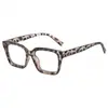 Nuevas Gafas Cuadradas Anti Luz Azul para Hombres, Artefacto de Aspecto Adelgazante de Moda, Gafas Planas Pequeñas Multicolor que Resaltan el Rostro para Mujeres
