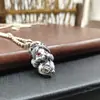 Plata de Ley s925 Ins Personalidad Red Hip Hop Calle Esfinge Gato Colgante Coreano Tendencia Hombres y Mujeres