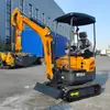 Exportado para a Rússia, Escavadeira de Montar Ht18 Triturador Interno Pequena Escavadeira Máquina de Escavação para Reforma Comunitária