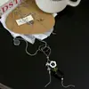 Collar de la Fortuna de Cuerda Trenzada con Cuentas Estilo Bohemio para Mujer Nuevo Estilo Chino Retro Cadena Larga Colgante Accesorios Estilo Étnico