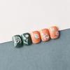 Pegatinas para Uñas Artísticas de Hojas Huecas 5D Adhesivas en Relieve Pegatinas para Uñas Pegatinas de Flores Blancas Estereoscópicas Disponibles para Mujeres Embarazadas