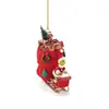 Pendente Criativo Grinch de Natal Transfronteiriço Decoração de Árvore de Natal Pingente de Acrílico Pingente