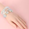 Pulsera Multicapa Personalizada Hecha a Mano con Cuentas Estilo Ins de Gama Alta para Mujer Pulsera Plegable de Cerámica Suave para Mujer Nicho