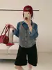 Camisole de tricô minimalista estilo coreano 2026 outono inicial novo caimento solto elegante versátil colete suéter cardigã para mulheres