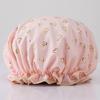 Touca de banho feminina reutilizável grande impermeável alta elasticidade cabelo comprido trança chapéu de proteção para banho lavável