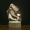 Luz de Noche 3D Lámpara de Mesita de Noche USB Adorno Regalo de Cumpleaños Lámpara LED de Ahorro de Energía Compra Grupal Corporativa Regalo Conmemorativo Lujo Ligero