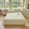 100% algodón puro, adecuado para dormir directamente sobre él, sábana de cama para todas las estaciones, pieza única, algodón completo, adecuado para dormir directamente sobre él, individual o doble, juego de tres piezas para dormitorio de estudiante
