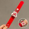 Decoração de Natal Argola de Pressão Feminina Criativa Boneca de Pelúcia Pulseira Papai Noel Rena Presente Argola de Pressão Acessório de Cabelo