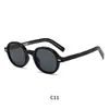 Suministro exclusivo transfronterizo Uña de arroz marco de gafas de aguja plana gafas de sol con sensación de alta gama para mujer gafas de sol con protección UV tapón de ácido propiónico TR