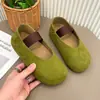 Sandálias Birkenstock estilo casual para mulheres, novo modelo outono e inverno 2026, confortáveis e versáteis, modelo slip-on com bico redondo, sapatos versáteis e confortáveis com sola grossa