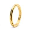 Nuevos Productos Transfronterizos Flor de Lote Cruzado Anillo Giratorio con Rejilla en Forma de Diamante Viento Frío Accesorios de Anillo Estrechos para Hombres y Mujeres de Nicho