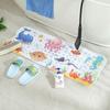 Popular Transfronterizo 100x40cm Alfombrilla para Bañera Estampada Infantil Extendido PVC Baño Antideslizante Alfombrilla de Piso Dibujos Animados Submarino