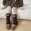 Leggings Gruesos con Forro de Felpa para Niñas, Medias Patchwork Versátiles y Modernas, Calcetines Cálidos de Otoño e Invierno para Niñas