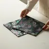 Miyam Esterilla de Té Gruesa de Doble Cara Estilo Chino Mesa de Té de Lujo Ligero Esterilla Aislante del Calor Accesorios para Ceremonia del Té Tela de Caminero de Mesa de Tela para el Hogar