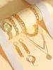 Directamente de la fábrica fuente: relojes para mujer, esferas ovaladas de aleación color dorado, juegos de joyería de perlas, artículos de regalo de moda, suministro directo de fábrica