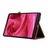 Para Samsung Tab A 2019 T510 capa plana de couro sintético com porta-cartões e suporte de mão T515 capa flip de couro