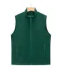 Chaleco con Cuello Alto y Cremallera, Uniforme para Actividad de Team Building de Empresa de Marca de Moda, Ropa de Trabajo con Logotipo Impreso, Chaleco de Voluntario