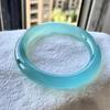 Suministro de transmisión en vivo pulsera de calcedonia verde cielo azul lago congelado moda para mujer ágata azul curry ágata azul claro pulsera de jade